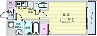 フレイランス NAMBA PLACEの物件間取画像